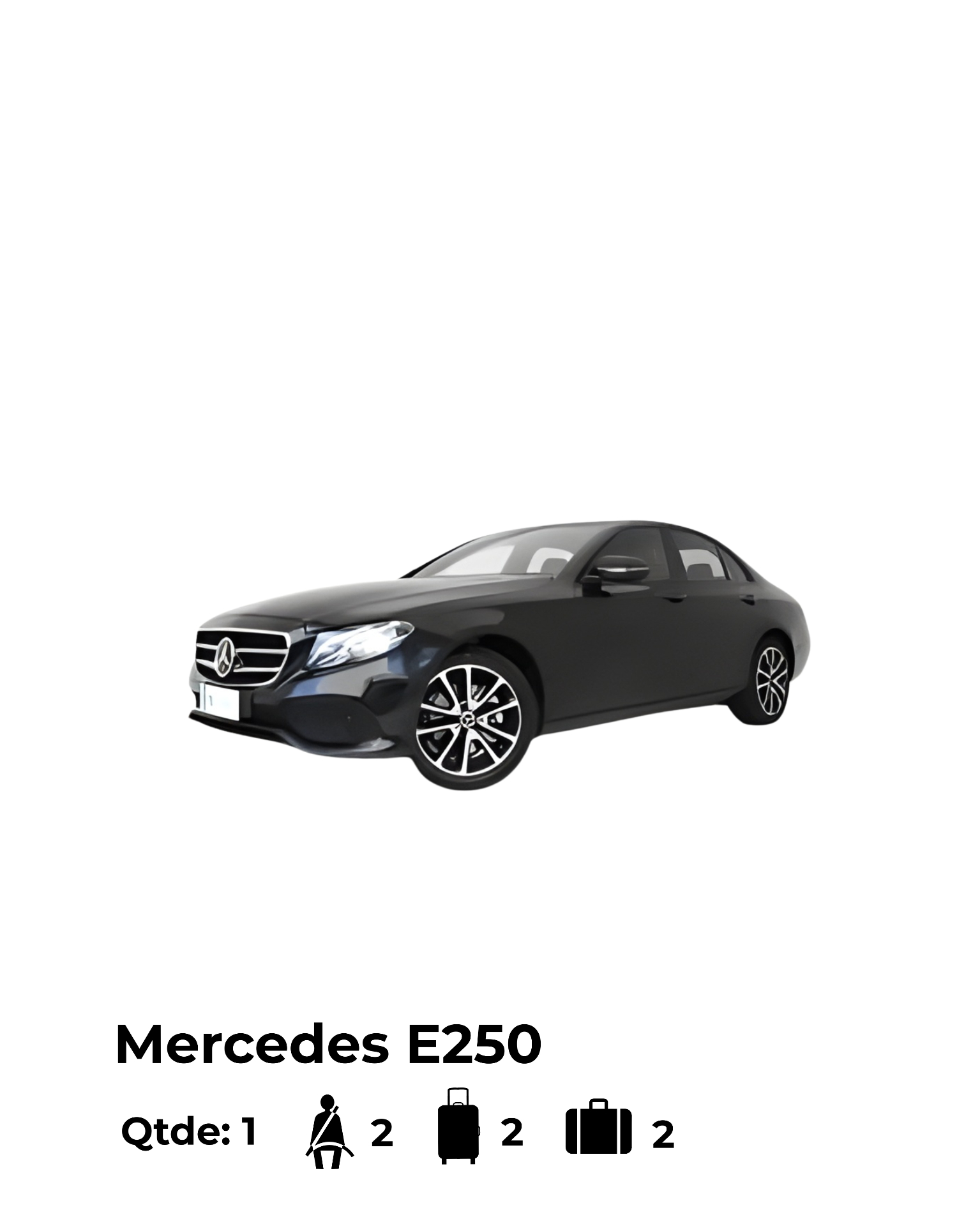 Mercedes E250 - Sedan de luxo blindado ideal para executivos